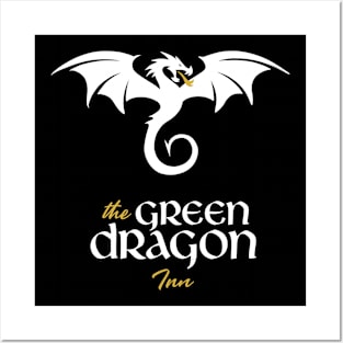 the green dragon Posters and Art